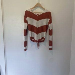 Sweater with Braided Detail on the back